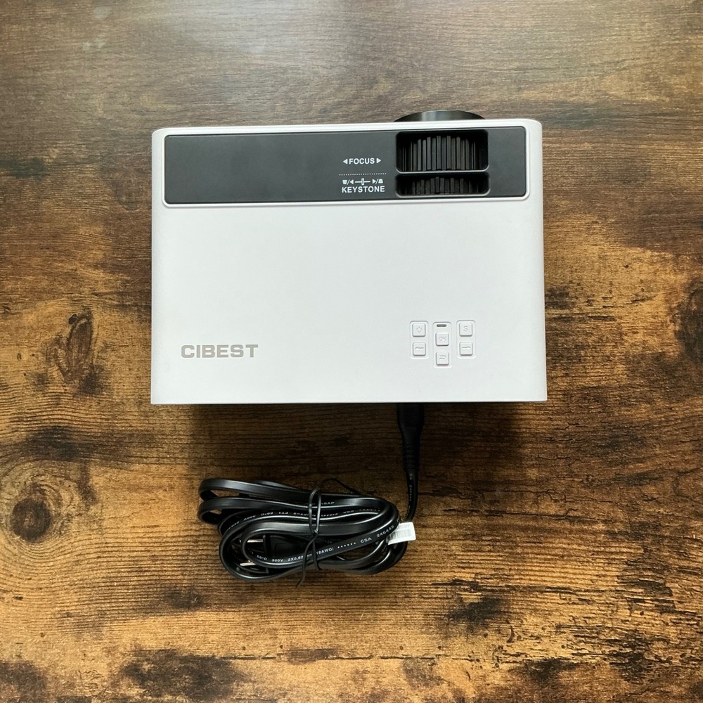 Cibest W13 Portable Movie Projector White Home Theater Outdoor Video Projector‎